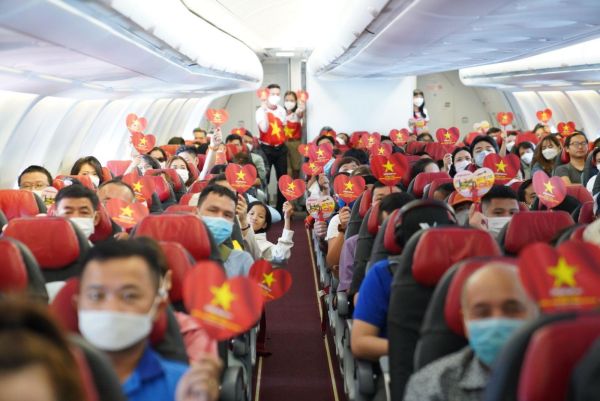 Hành khách trên chuyến bay Bamboo Airways 