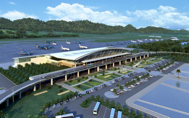 Sân bay quốc tế Phú Quốc nơi tiếp nhận du khách đi máy bay từ đất liền